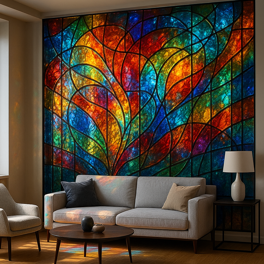 Фрески с эффектом венецианского стекла: добавьте блеск и элегантность вашему интерьеру